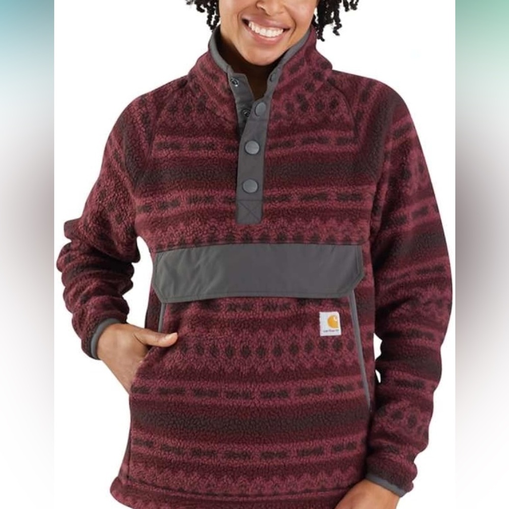 Carhartt women’s relaxed fit fleece pullover sz XXL